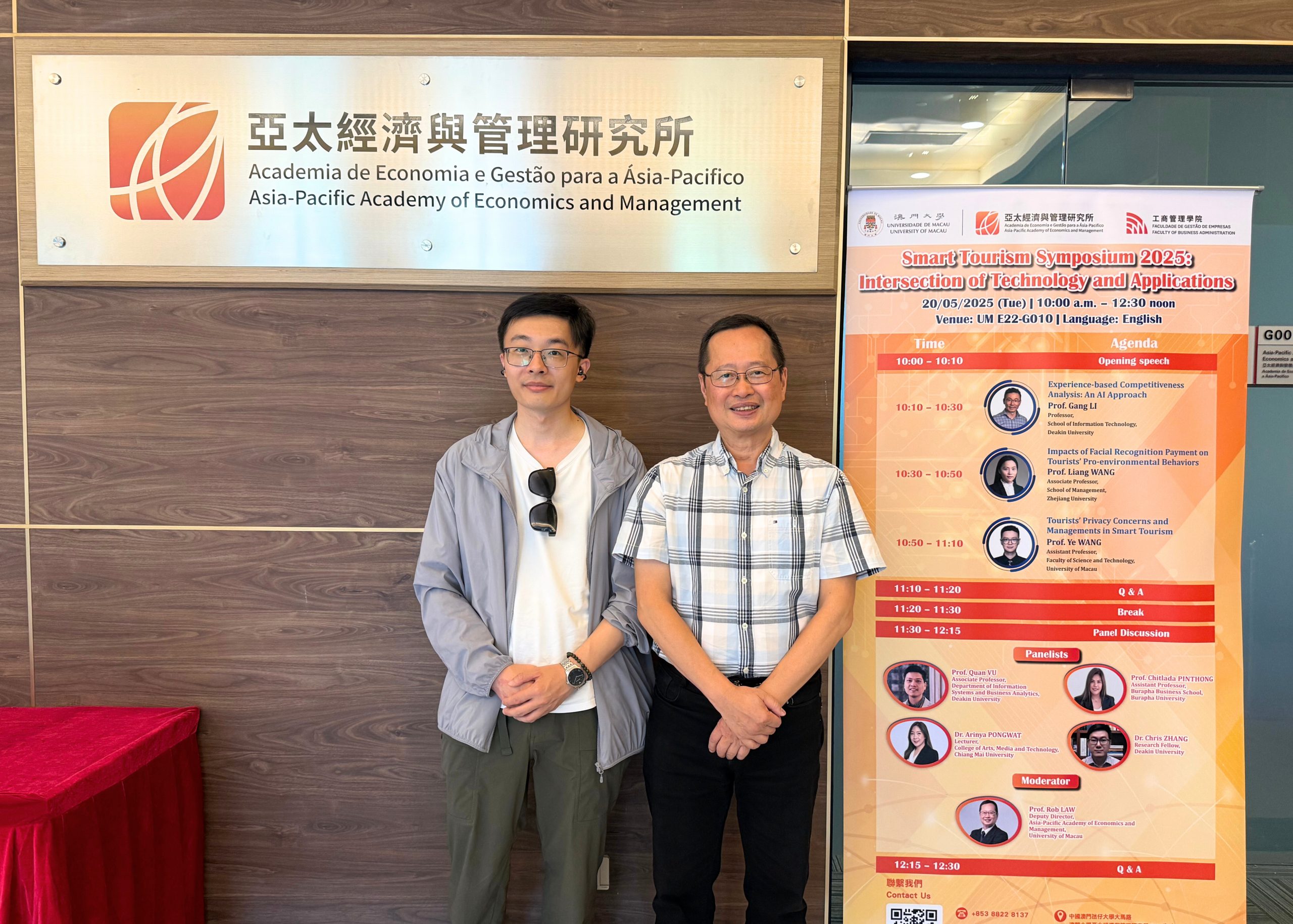 Prof. Poly Z.H. Sun and Prof. Rob Law